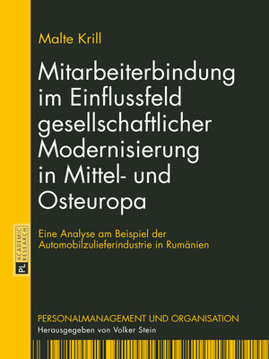 cover image of Mitarbeiterbindung im Einflussfeld gesellschaftlicher Modernisierung in Mittel- und Osteuropa